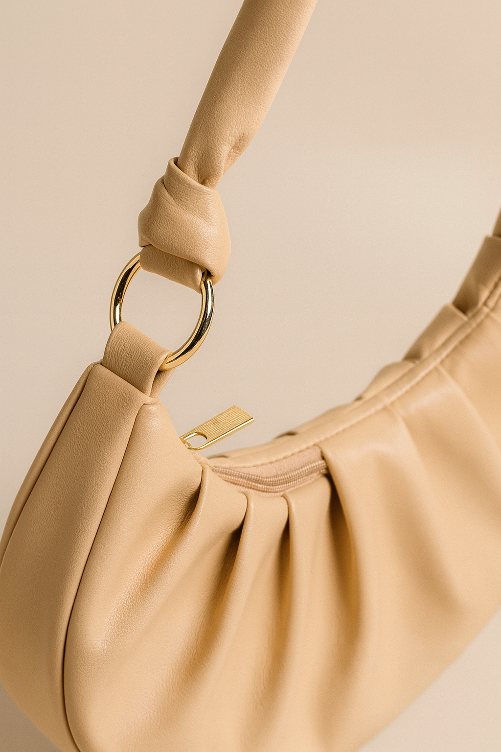 Chic Pleated Shoulder Bag –