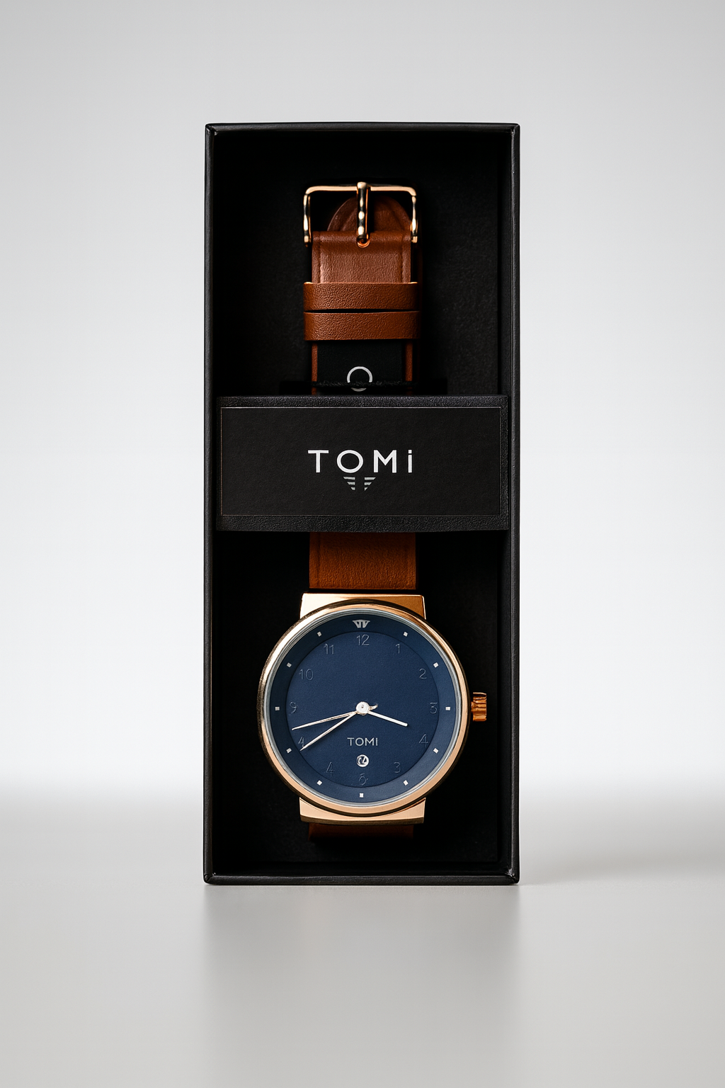 TOMi Classic Brown Leather Watch