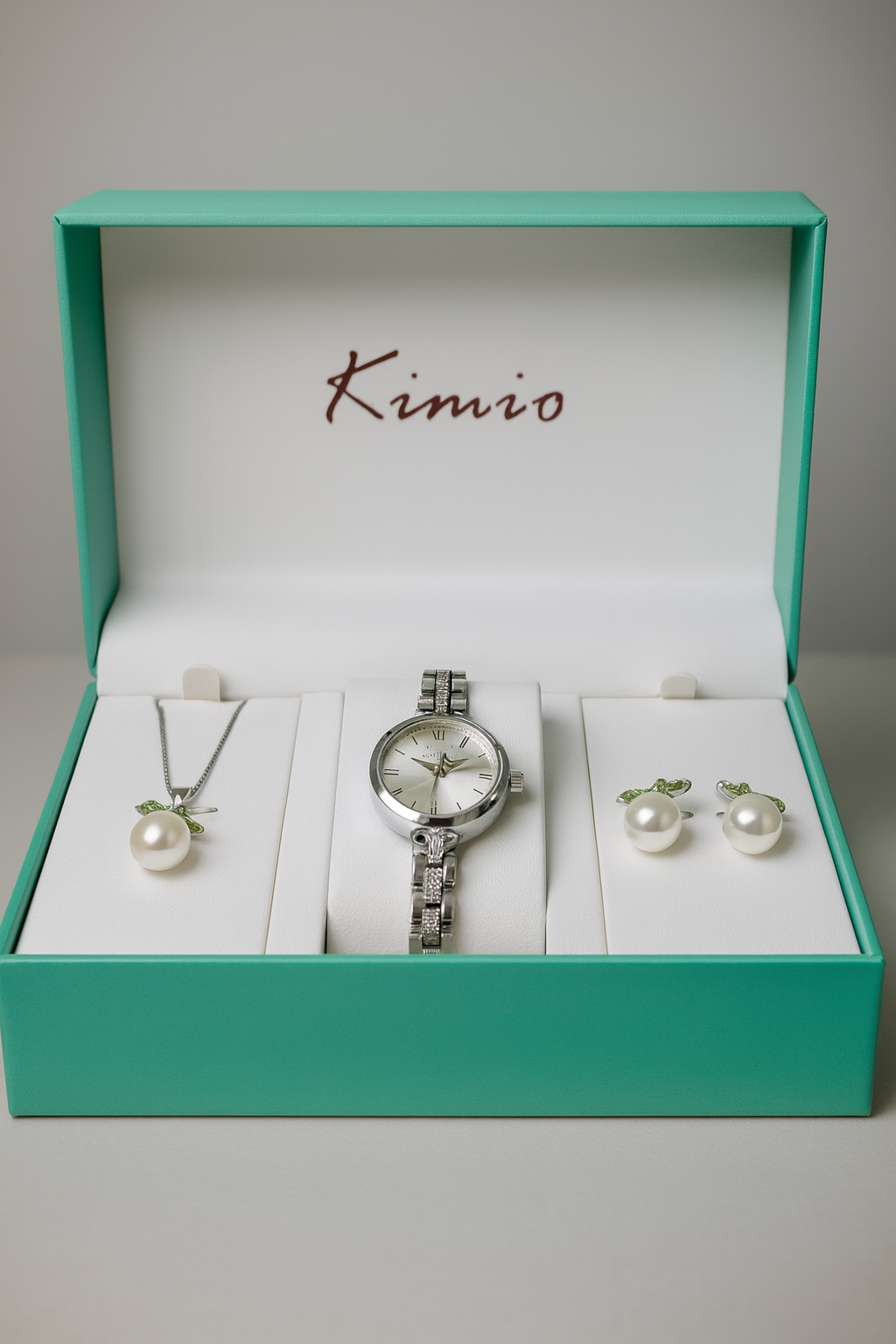 Kimio Elegant Gift Set – Watch, Necklace & Earrings