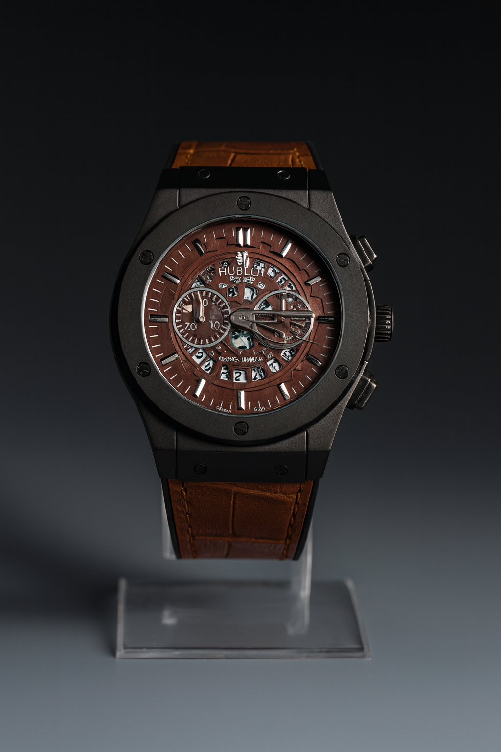 Luxury Hublot-Inspired Chronograph Watch