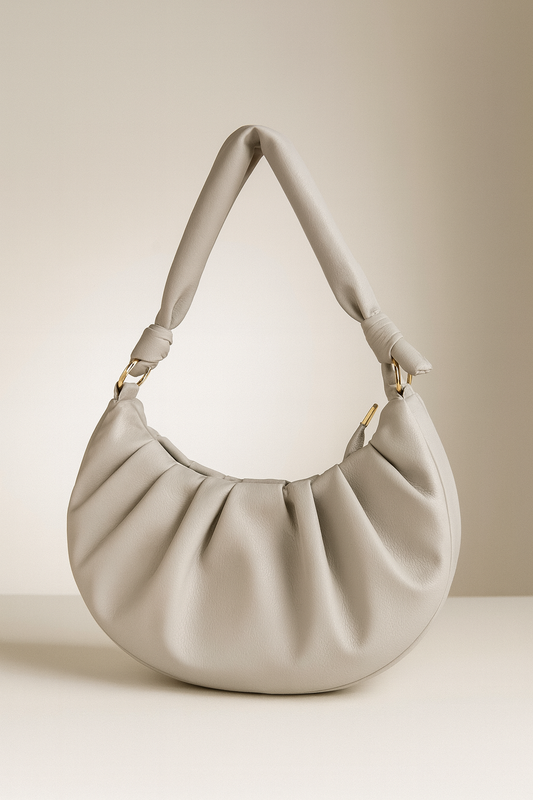 Chic Pleated Shoulder Bag –