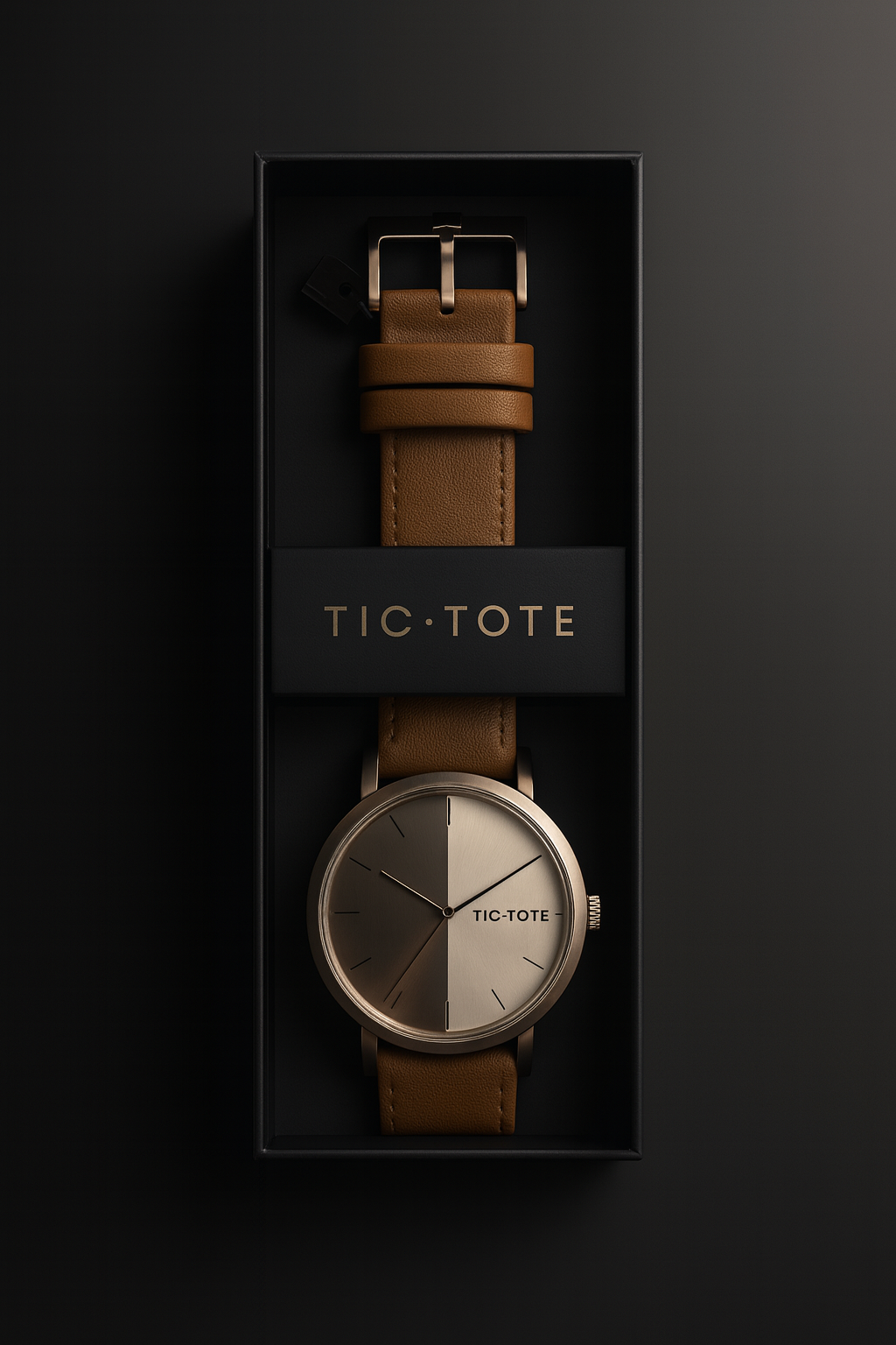Modern Minimalist Rose Gold Watch –