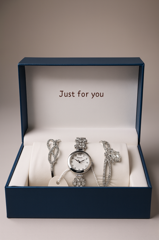 ✨ Elegant Watch Jewelry Gift Set