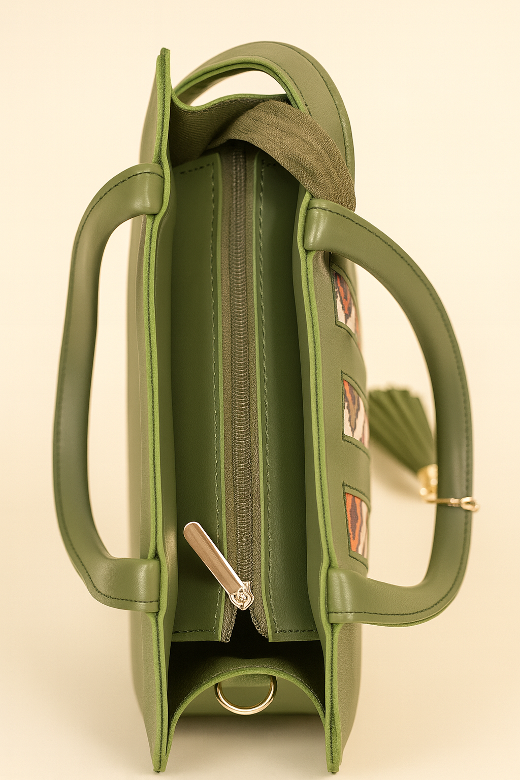 Elegant Tote Bag with Matching Pouch