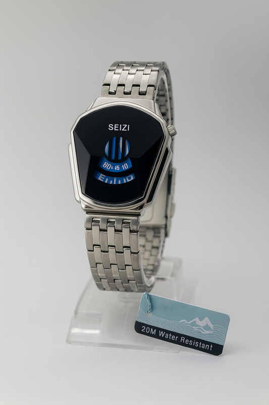 SEIZI Stainless Steel Digital Watch