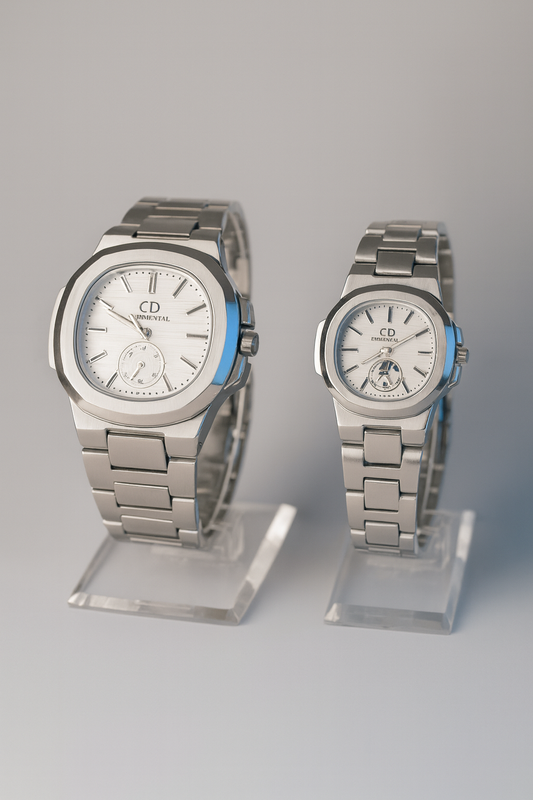 Timeless Stainless Steel Couple Watches – Modern Luxury in Perfect Harmony