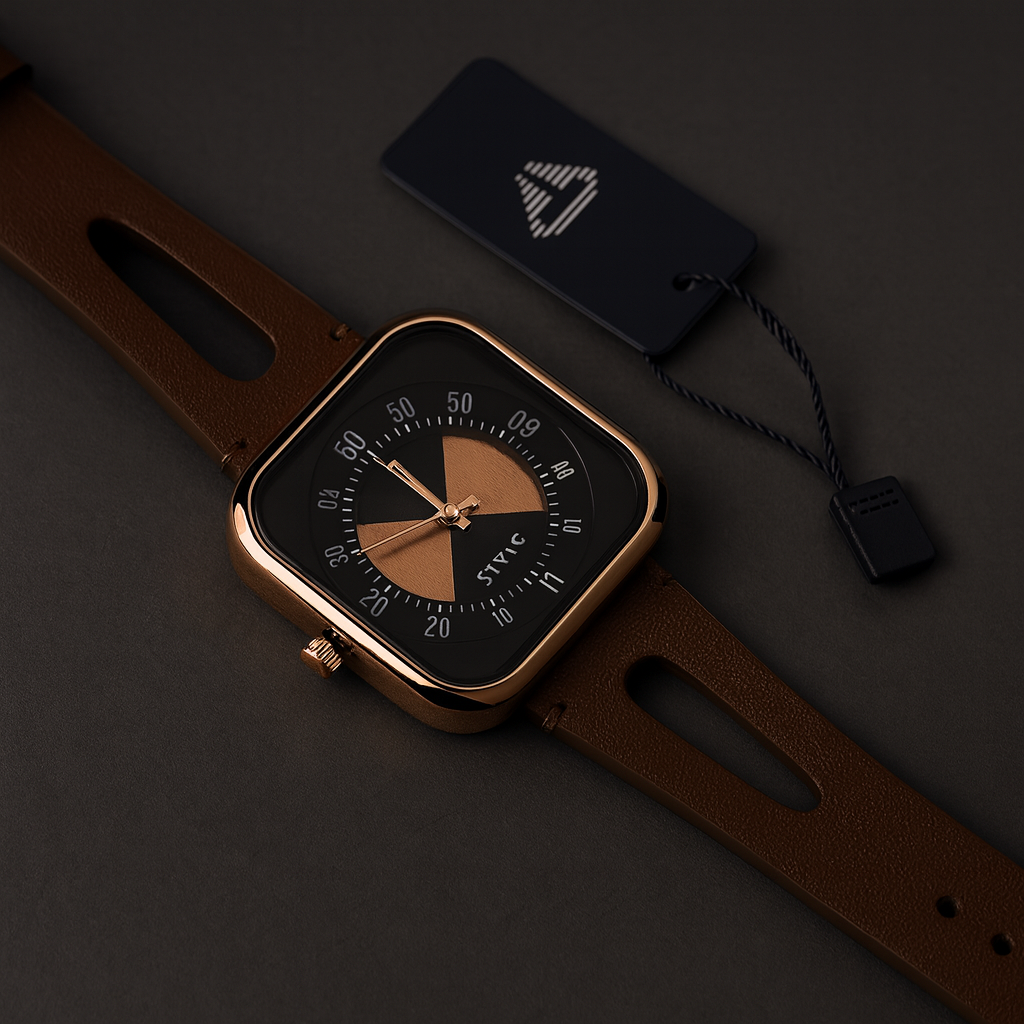 TOMi Classic Brown Leather Watch