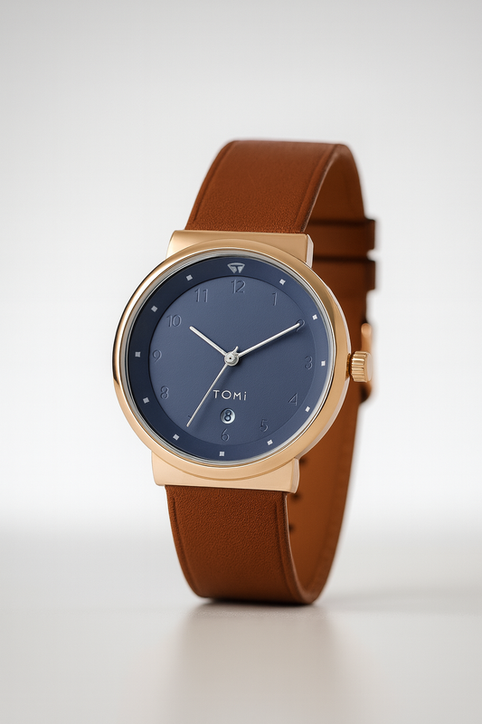 TOMi Classic Brown Leather Watch