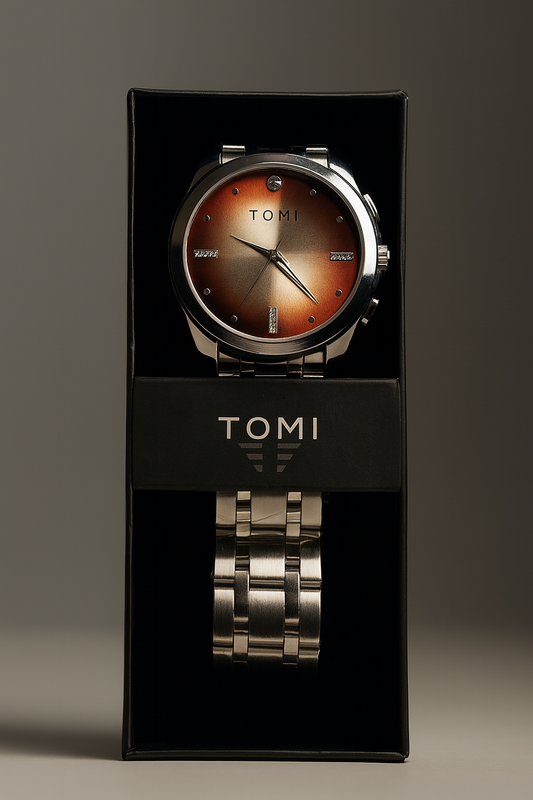 WATOMI Stainless Steel Men’s Wristwatch