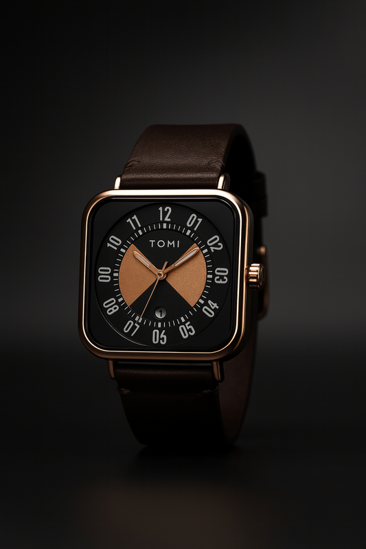 TOMi Classic Brown Leather Watch